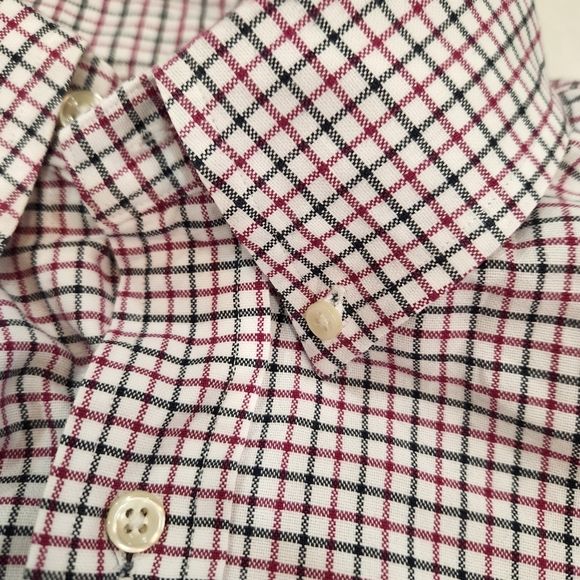 Ralph Lauren Shirt Mens XXL White Gingham Long Sleeve Flesh Pony Cotton NWOT - Picture 4 of 11